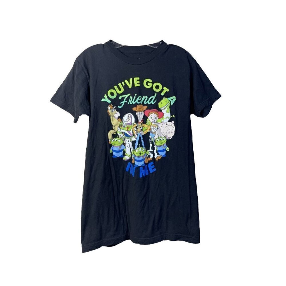 Disney Pixar Toy Story You've Got A Friend in Me T-Shirt Mens Sz M Graphic Black